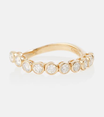 Anillo Capri de oro de 14 ct con diamantes - Ondyn - Modalova