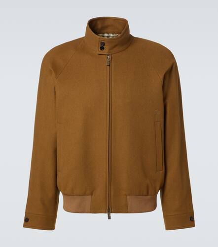 Giacca blouson Harrington in cashmere - Burberry - Modalova