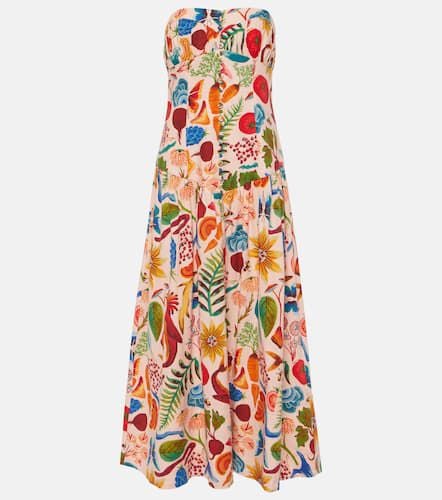 Bright Farm linen-blend maxi dress - Farm Rio - Modalova