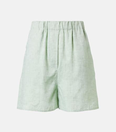 Bermudas Angelo en lino de tiro alto - Loro Piana - Modalova