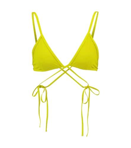 Top de bikini triangular envolvente - Christopher Esber - Modalova