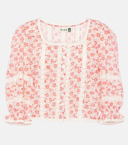 Jacques floral cotton voile top - Rixo - Modalova