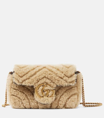 Bolso al hombro GG Marmont Super Mini de borrego - Gucci - Modalova