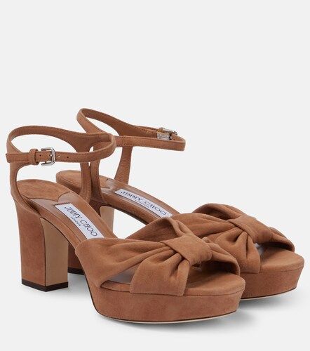 Heloise 80 suede platform sandals - Jimmy Choo - Modalova