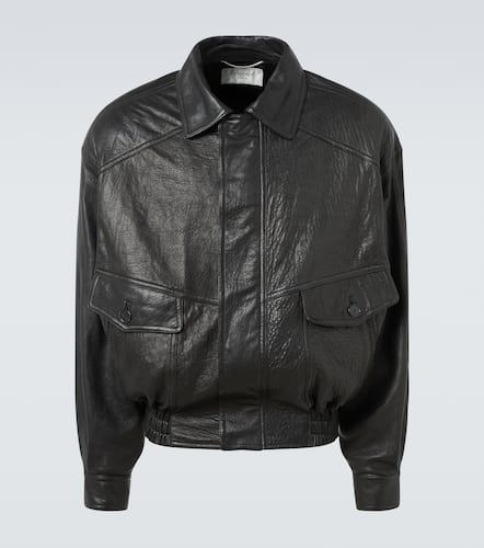 Saint Laurent Leather bomber jacket - Saint Laurent - Modalova