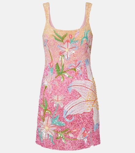 La Fuori Floral sequined minidress - La Fuori - Modalova