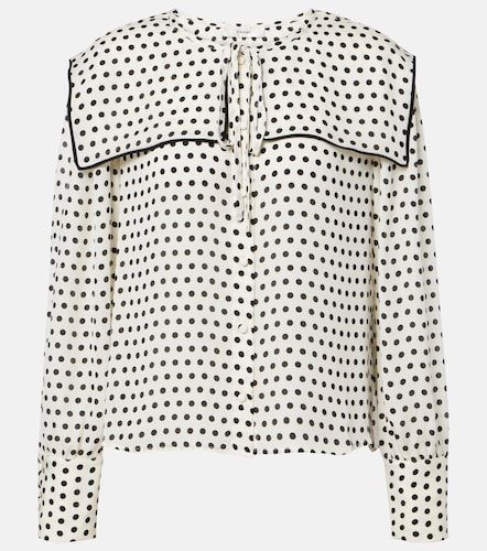 Frame Blusa Fleet in seta a pois - Frame - Modalova
