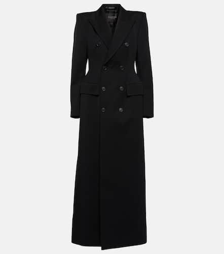 Structured double-breasted wool coat - Balenciaga - Modalova