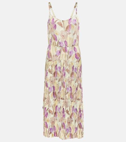 Vince Floral pleated midi dress - Vince - Modalova