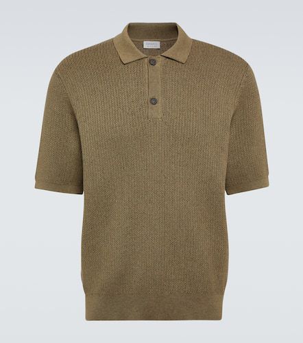 Melrose knitted cotton polo shirt - Sunspel - Modalova