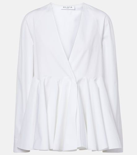 Alaïa Blusa Flare de algodón - Alaia - Modalova