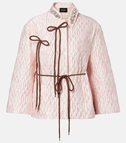 Embellished quilted jacket - Simone Rocha - Modalova