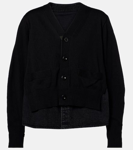 Sacai Cardigan in misto cotone - Sacai - Modalova