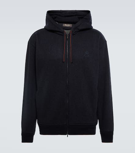 Zipped cashmere-blend hoodie - Loro Piana - Modalova