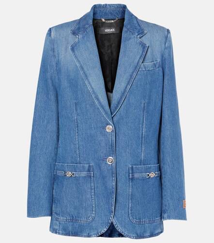 Versace Blazer Medusa '95 aus Denim - Versace - Modalova