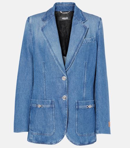 Versace Blazer Medusa '95 aus Denim - Versace - Modalova