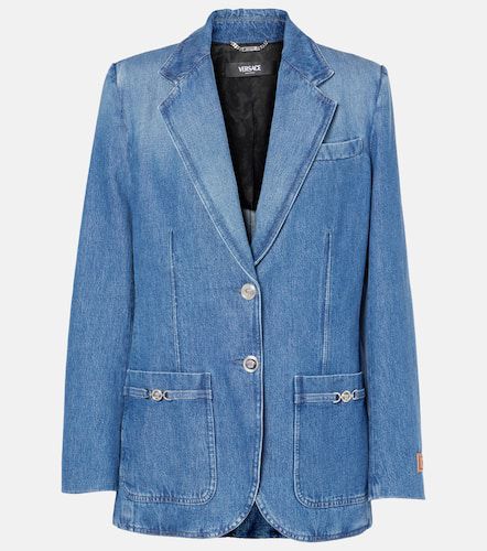 Versace Medusa '95 denim blazer - Versace - Modalova