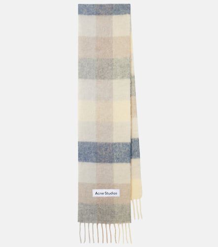 Vally checked wool-blend scarf - Acne Studios - Modalova