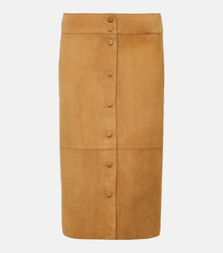 Yves Salomon Jupe midi en cuir - Yves Salomon - Modalova