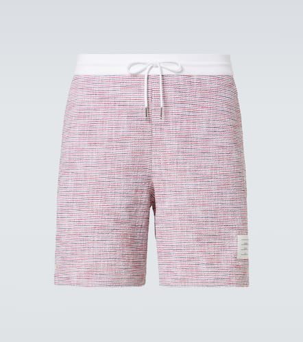 Shorts de tweed de mezcla de algodón - Thom Browne - Modalova