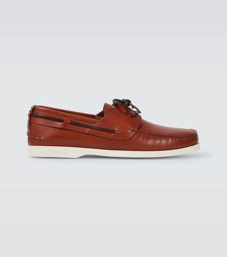 Kiton Leather boat shoes - Kiton - Modalova