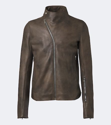 Release leather biker jacket - Rick Owens - Modalova