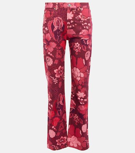 Bedruckte High-Rise Straight Jeans - Etro - Modalova