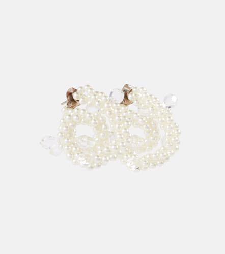 Faux pearl embellished earrings - Simone Rocha - Modalova