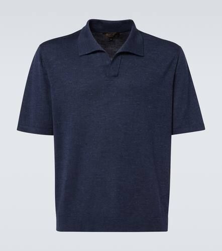 Cool silk, cashmere, and linen polo shirt - Loro Piana - Modalova