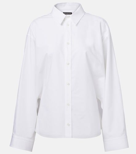 Camisa de popelín de algodón - Balenciaga - Modalova