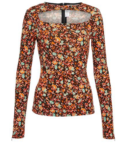 Victoria Beckham Floral cutout top - Victoria Beckham - Modalova