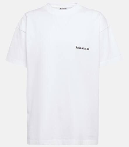 Large logo cotton T-shirt - Balenciaga - Modalova