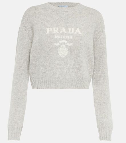 Pull raccourci en laine et cachemire - Prada - Modalova