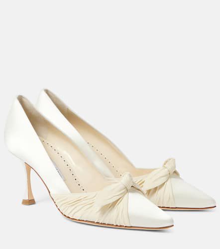 Manolo Blahnik Pumps Terka in raso - Manolo Blahnik - Modalova