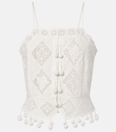Crop top Nellsy in cotone e lino - Isabel Marant - Modalova