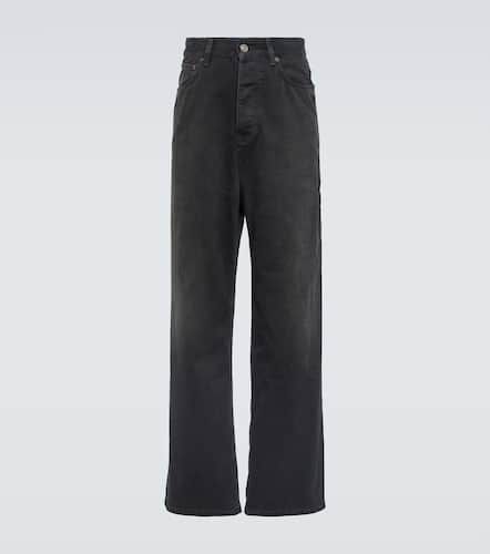 Mid-rise cotton wide-leg pants - Balenciaga - Modalova