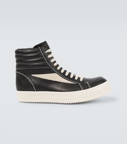 Leather high-top sneakers - Rick Owens - Modalova