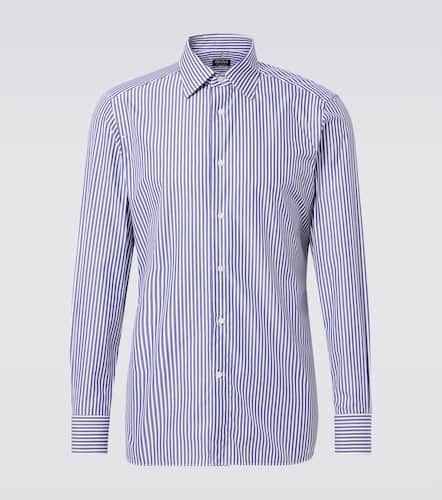 Zegna Camicia in cotone a righe - Zegna - Modalova