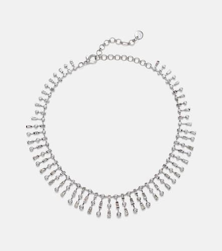 Triple Mixed Diamond 18kt gold choker with diamonds - Shay Jewelry - Modalova