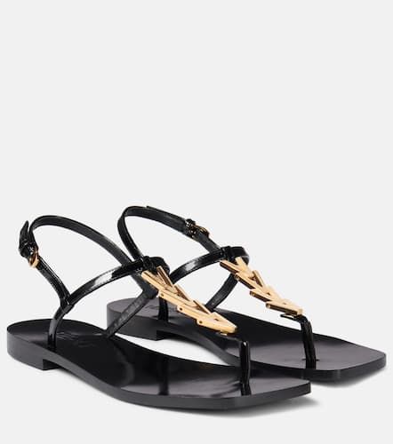 Sandalen V2025 Chain aus Leder - Versace - Modalova