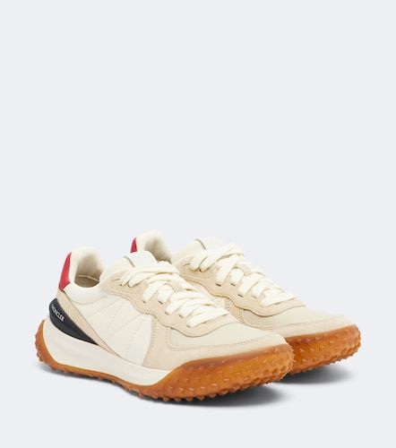Corso suede-trimmed sneakers - Moncler - Modalova