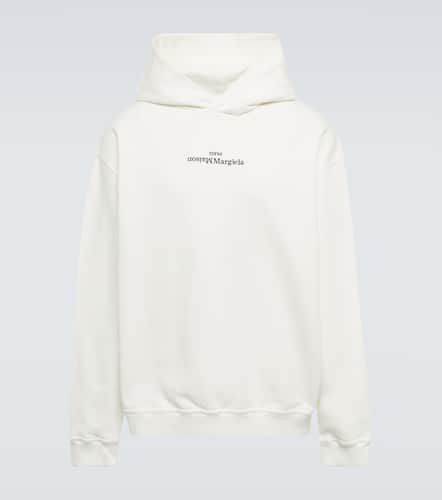 Upside down logo hooded sweatshirt - Maison Margiela - Modalova