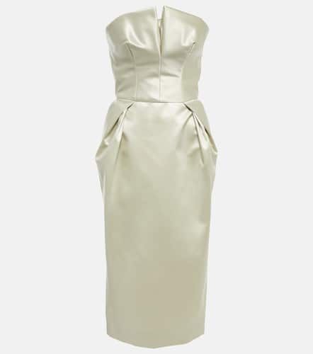 Maison Margiela Robe midi en satin - Maison Margiela - Modalova