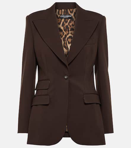 Dolce&Gabbana Blazer in cady - Dolce&Gabbana - Modalova