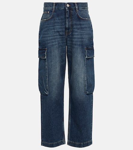 High-rise cropped cargo jeans - Stella McCartney - Modalova