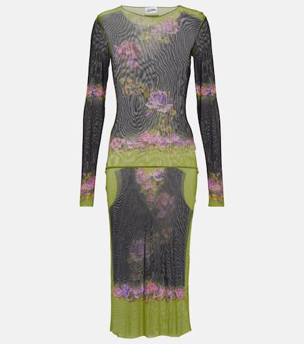 Flower Collection vestido midi estampado - Jean Paul Gaultier - Modalova