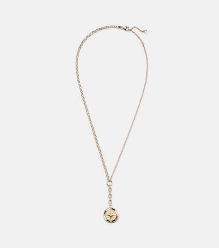 Internal Compass 18kt necklace with diamond and enamel - FoundRae - Modalova