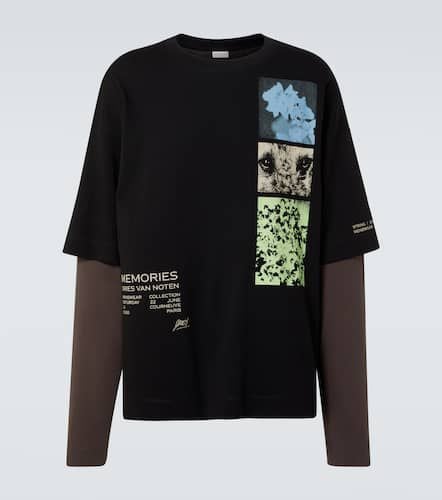 Camiseta en jersey de algodón con logo - Dries Van Noten - Modalova