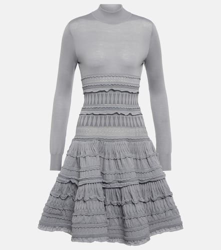 AlaÃ¯a Lace wool-blend dress - Alaia - Modalova