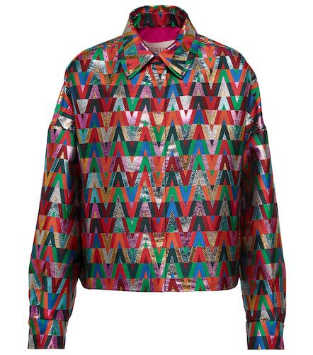 Valentino Jacquard shirt jacket - Valentino - Modalova